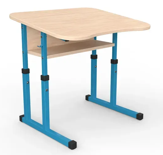 Стіл учнівський одномісний з нахилом №3-6 /600х500 МФ Вересень